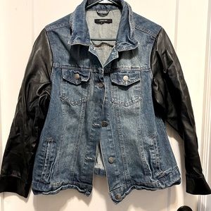 Blue Jean and leather jacket